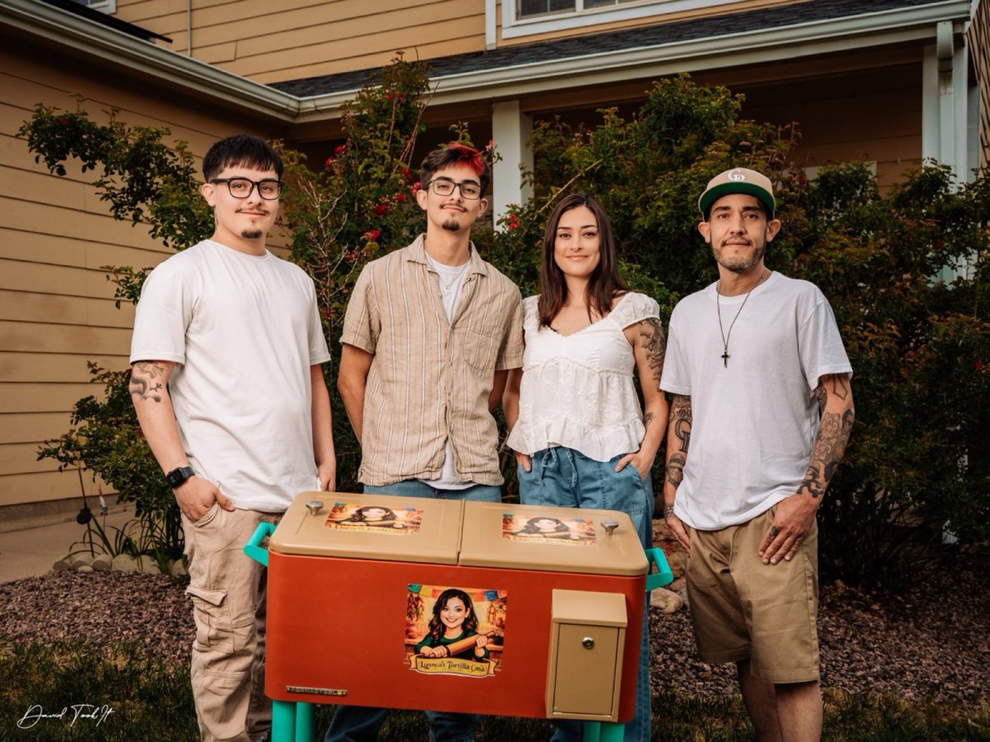 Lynnea with her family